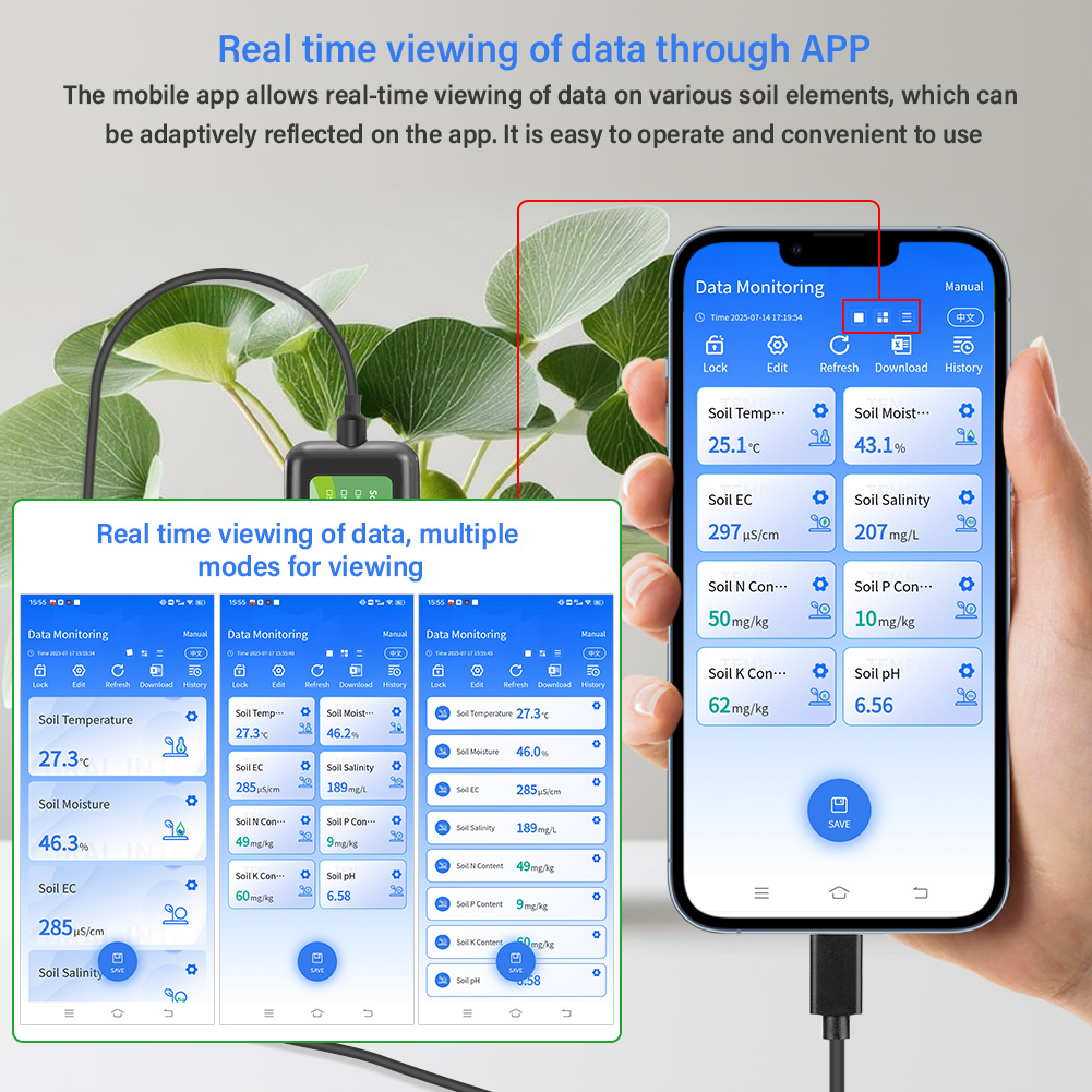 YAGO Soil Sensor 8 in 1 for Ag - огляд і ціна Precision Farming Smart Agriculture