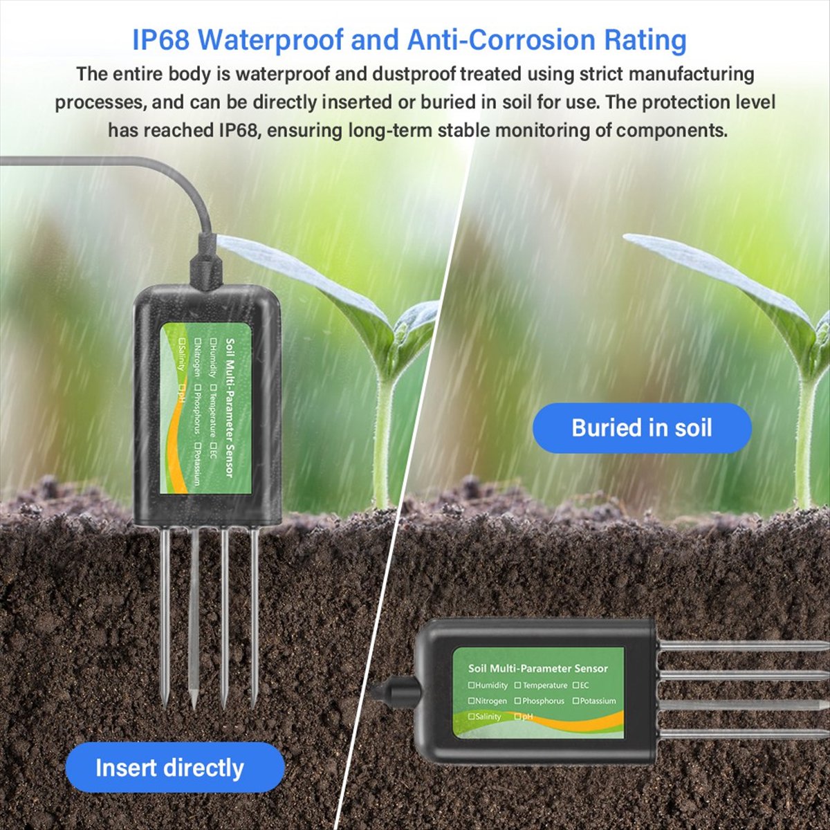 AA86 8in One Soil Sensor Agric - огляд і ціна Precision Farming Smart Agriculture
